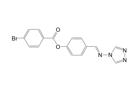benzoic acid, 4-bromo-, 4-[(E)-(4H-1,2,4-triazol-4-ylimino)methyl]phenyl ester