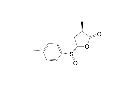 3-Methyl-5-(p-tolylsulfinyl)dihydrofuran-2-one