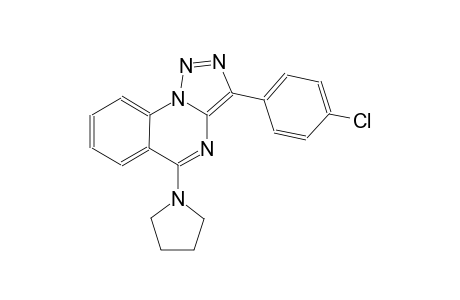 [1,2,3]triazolo[1,5-a]quinazoline, 3-(4-chlorophenyl)-5-(1-pyrrolidinyl)-
