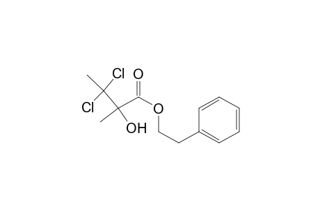 Phenethyl 3,3-Dichloro-2-hydroxy-2-methylbutanoate