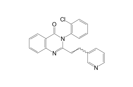 3-(o-chlorophenyl)-2-[2-(3-pyridyl)vinyl]-4(3H)-quinazolinone