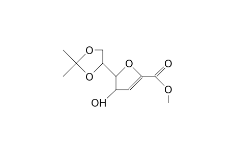 4-Hydroxy-2-methoxycarbonyl-5-(2,2-dimethyl-1,3-dioxolan-4-yl)-4,5-dihydro-furan