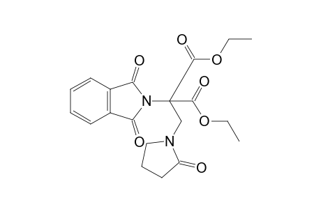 1,3-dioxo-a-[(2-oxo-1-pyrrolidinyl)methyl]-2-isoindolinemalonic acid, diethyl ester