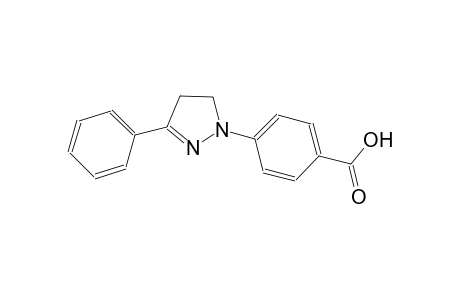 4-(3-Phenyl-4,5-dihydro-1H-pyrazol-1-yl)benzoic acid