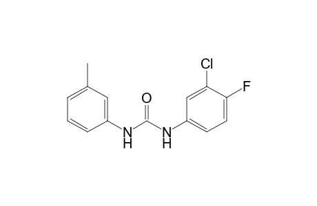 3-(3-Chloro-4-fluorophenyl)-1-(3-methylphenyl)urea