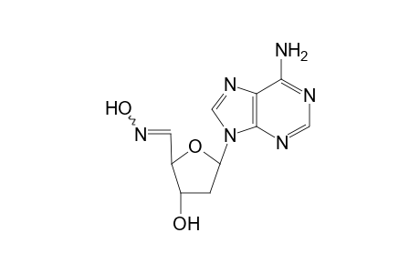 (E/Z)-9-(2-Deoxy-.beta.,D-erythro-Pentodialdo-1,4-furanosyl)adenine oxime