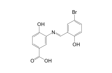 3-(5-bromosalicylideneamino)-4-hydroxybenzoic acid