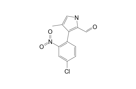 3-(4-CHLORO-2-NITROPHENYL)-4-METHYL-1H-PYRROLE-2-CARBOXALDEHYDE