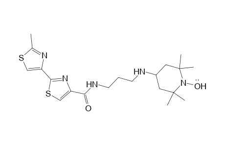 1-Piperidinyloxy, 2,2,6,6-tetramethyl-4-[[3-[[(2'-methyl[2,4'-bithiazol]-4-yl)carbonyl]amino]propyl]amino]-