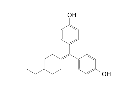 4-Ethyl-[bis(p-hydroxyphenyl)methylene]cyclohexane