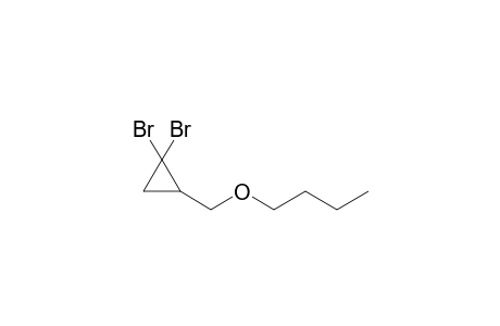 1,1-Dibromo-2-(butoxy)methylcyclopropane