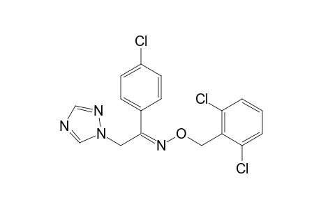 Ethanone, 1-(4-chlorophenyl)-2-(1H-1,2,4-triazol-1-yl)-, O-[(2,6-dichlorophenyl)methyl]oxime