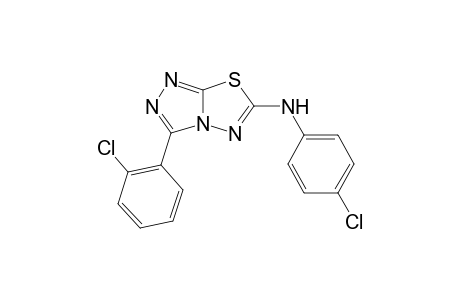 3-(2-Chlorophenyl)-6-(4-chlorophenyl)amino-1,2,4-triazolo[3,4-b]1,3,4-thiadiazole