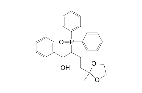 5-Diphenylphosphinoyl-6-hydroxy-6-phenylhexan-2-one ethylene acetal