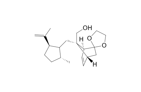 (1'S,4'R,7'R,1''R,2''R,5''R)-7'-(Hydroxymethyl)-7'-[[5''-Methyl-2''-(1'''-methylethenyl)cyclopentyl]methyl]bicyclo[2.2.1]hept-5'-ene-2'-spiro-2-[1,3]dioxolane