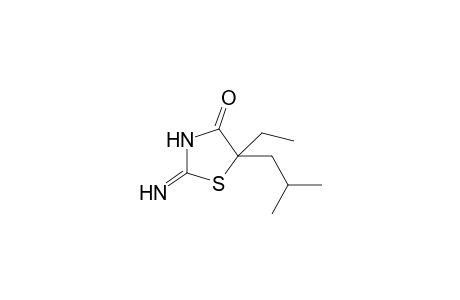 5-ethyl-2-imino-5-isobutyl-4-thiazolidinone
