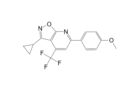 isoxazolo[5,4-b]pyridine, 3-cyclopropyl-6-(4-methoxyphenyl)-4-(trifluoromethyl)-