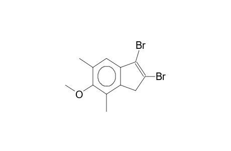 2,3-dibromo-5-methyl,,7-dimethyl-6-methoxyindene