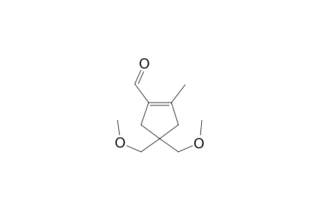 4,4-Bis(methoxymethyl)-2-methylcyclopent-1-enecarbaldehyde