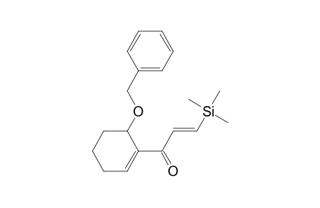 2-Propen-1-one, 1-[6-(phenylmethoxy)-1-cyclohexen-1-yl]-3-(trimethylsilyl)-, (E)-