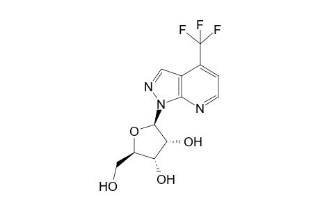 (2R,3S,4R,5R)-2-Hydroxymethyl-5-(4-trifluoromethyl-pyrazolo[3,4-b]pyridin-1-yl)-tetrahydro-furan-3,4-diol