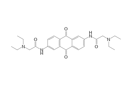 2-(diethylamino)-N-[6-[2-(diethylamino)ethanoylamino]-9,10-bis(oxidanylidene)anthracen-2-yl]ethanamide