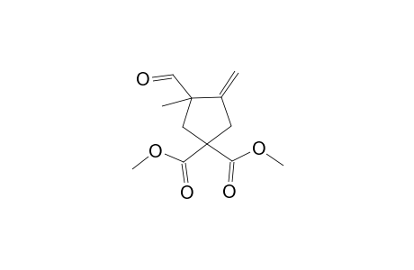 Dimethyl 3-formyl-3-methyl-4-methylenecyclopentane-1,1-dicarboxylate
