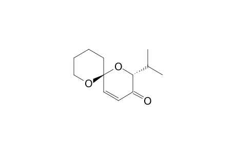 1,7-Dioxaspiro[5.5]undec-4-en-3-one, 2-(1-methylethyl)-, trans-(.+-.)-