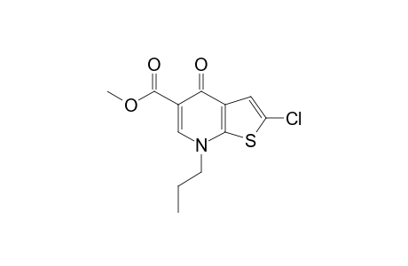 METHYL_2-CHLORO-7-(N-PROPYL)-4,7-DIHYDRO-4-OXOTHIENO-[2.3-B]-PYRIDINE-5-CARBOXYLATE