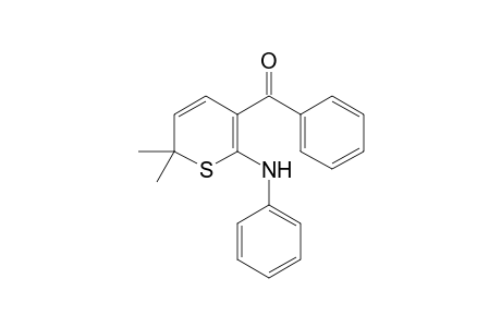 Phenyl(6,6-dimethyl-2-phenylamino-6H-thiopyran-3-yl)methanone