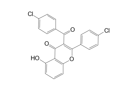 4'-Chloro-3-(4''-chlorobenzoyl)-5-hydroxyflavone