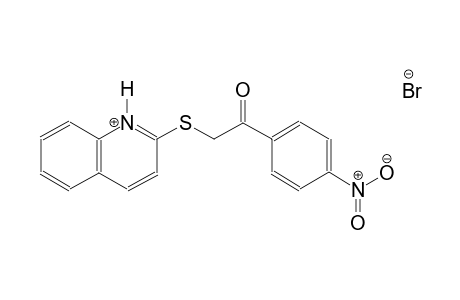 2-{[2-(4-nitrophenyl)-2-oxoethyl]sulfanyl}quinolinium bromide
