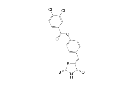 benzoic acid, 3,4-dichloro-, 4-[(Z)-(4-oxo-2-thioxo-5-thiazolidinylidene)methyl]phenyl ester