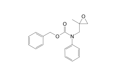 Benzyl (2-methyloxiran-2-yl)methyl(phenyl)carbamate