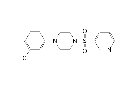 1-(3-chlorophenyl)-4-(3-pyridinylsulfonyl)piperazine