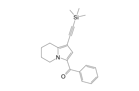 {5,6,7,8-Tetrahydro-1-[(trimethylsilyl)ethynyl]-indolizin-3-yl}-(phenyl)methanone