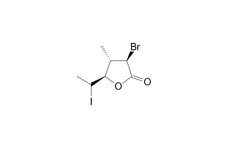 (3R,4S,5R)-3-bromo-5-(1-iodoethyl)-4-methyloxolan-2-one