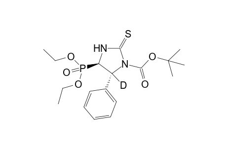 trans-tert-butyl-5-deuterio-4-diethoxyphosphoryl-5-phenyl-2-thioxo-imidazolidine-1-carboxylate