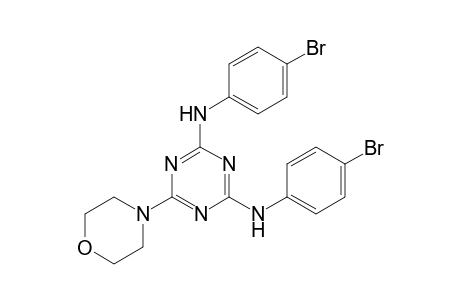 N2,N4-bis(4-bromophenyl)-6-morpholino-1,3,5-triazine-2,4-diamine