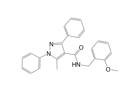 N-(2-methoxybenzyl)-5-methyl-1,3-diphenyl-1H-pyrazole-4-carboxamide