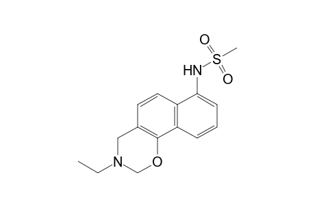 Methanesulfonamide, N-(3-ethyl-3,4-dihydro-2H-naphth[2,1-e]-1,3-oxazin-7-yl)-