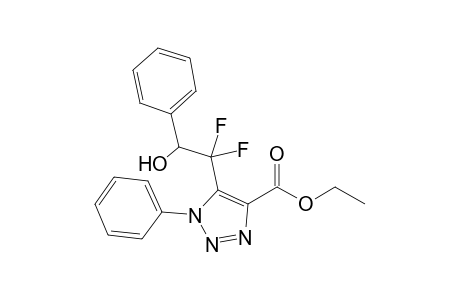 Ethyl 5-(1',1'-difluoro-2'-hydroxy-2'-phenylethyl)-1-phenyl-1H-(1,2,3)-triazole-4-carboxylate