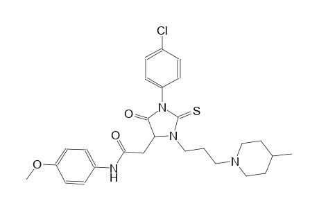 4-imidazolidineacetamide, 1-(4-chlorophenyl)-N-(4-methoxyphenyl)-3-[3-(4-methyl-1-piperidinyl)propyl]-5-oxo-2-thioxo-