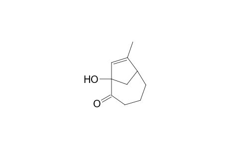 Bicyclo[4.2.1]non-7-en-2-one, 1-hydroxy-7-methyl-