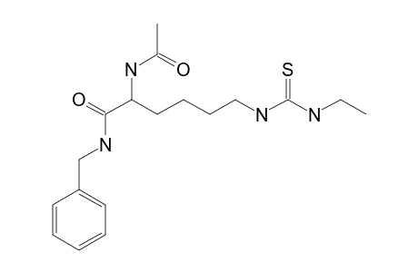 (R,S)-N-BENZYL-2-ACETAMIDO-6-(3-ETHYLTHIOUREIDO)-HEXANAMIDE