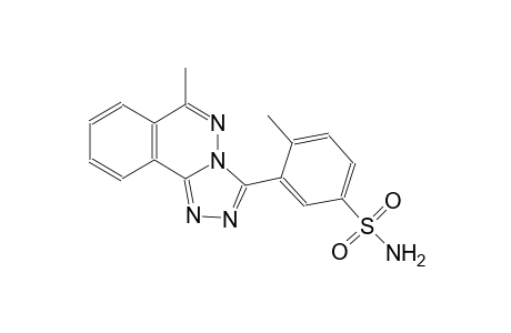 4-methyl-3-(6-methyl[1,2,4]triazolo[3,4-a]phthalazin-3-yl)benzenesulfonamide