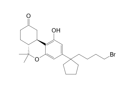 (6aR,10aR)-3-[1-(4-Bromobutyl)cyclopentyl]-6,6a,7,8,10,10a-hexahydro-1-hydroxy-6,6-dimethyl-9H-dibenzo[b,d]pyran-9-one