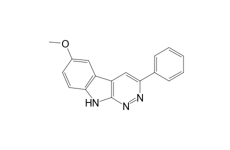 6-methoxy-3-phenyl-9H-pyridazino[3,4-b]indole