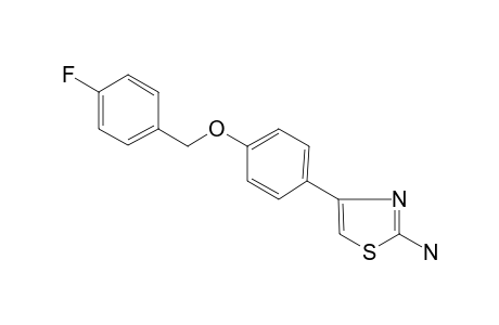 4-(4-((4-Fluorobenzyl)oxy)phenyl)-1,3-thiazol-2-amine