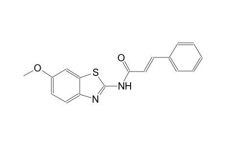 (2E)-N-(6-methoxy-1,3-benzothiazol-2-yl)-3-phenyl-2-propenamide